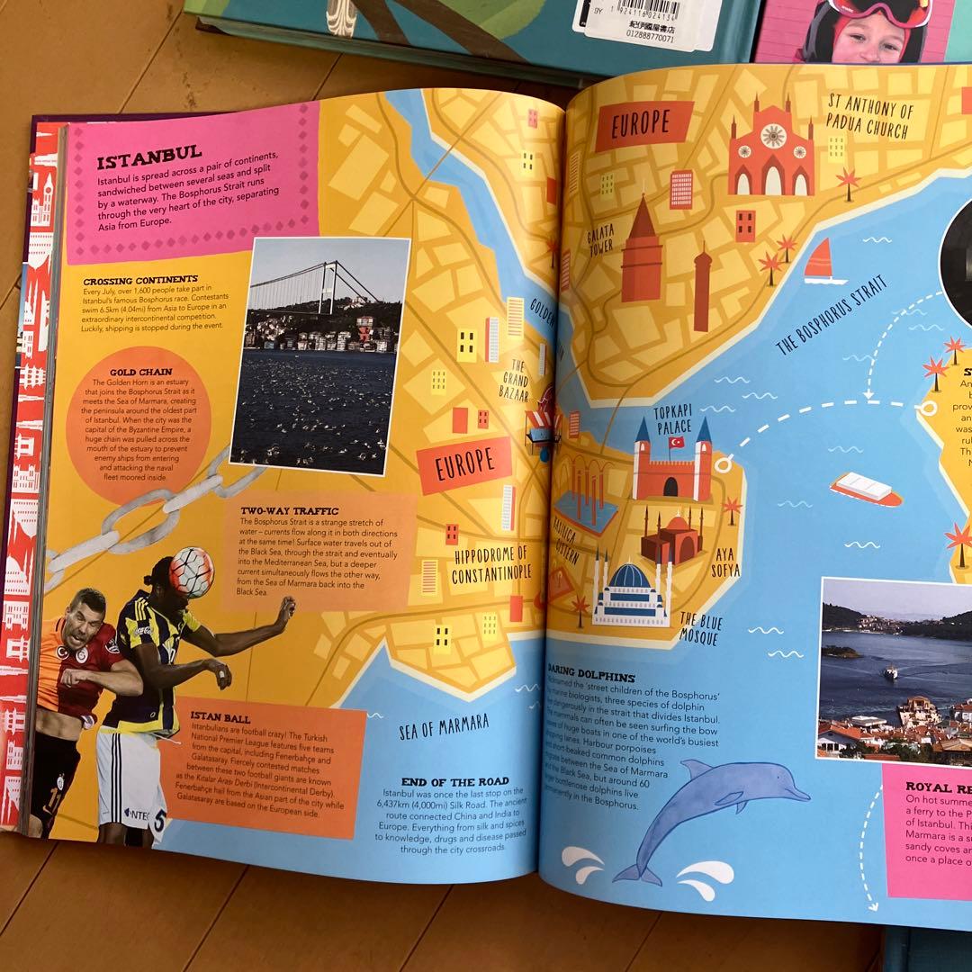 lonely planet kids 英語洋書大型図鑑の7冊セット