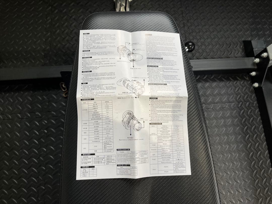 暗視ゴーグルセット　ヘルメット・マウント・ナイトビジョン・トルソーセット