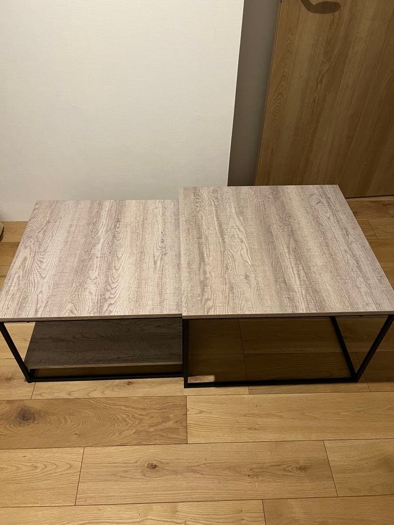 Lowya ライトウッド調センターテーブル