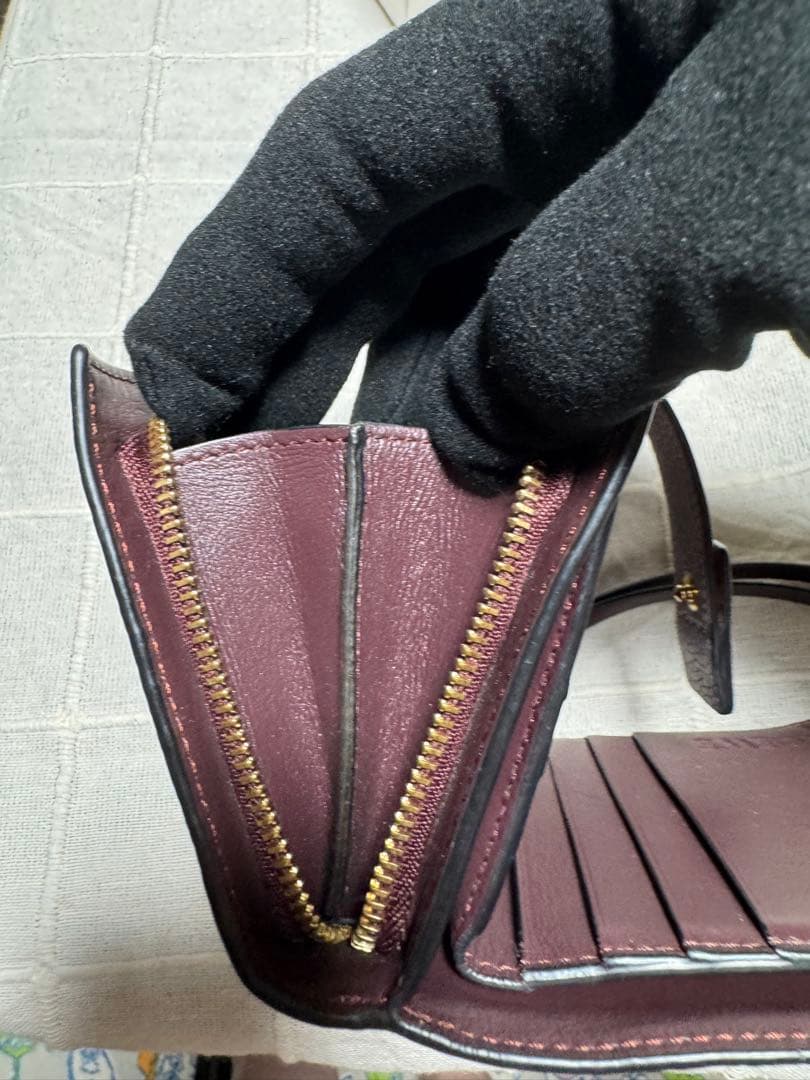 グラン☆ッマ(プロフ必読お願い) LOEWE パープル 二つ折り財布