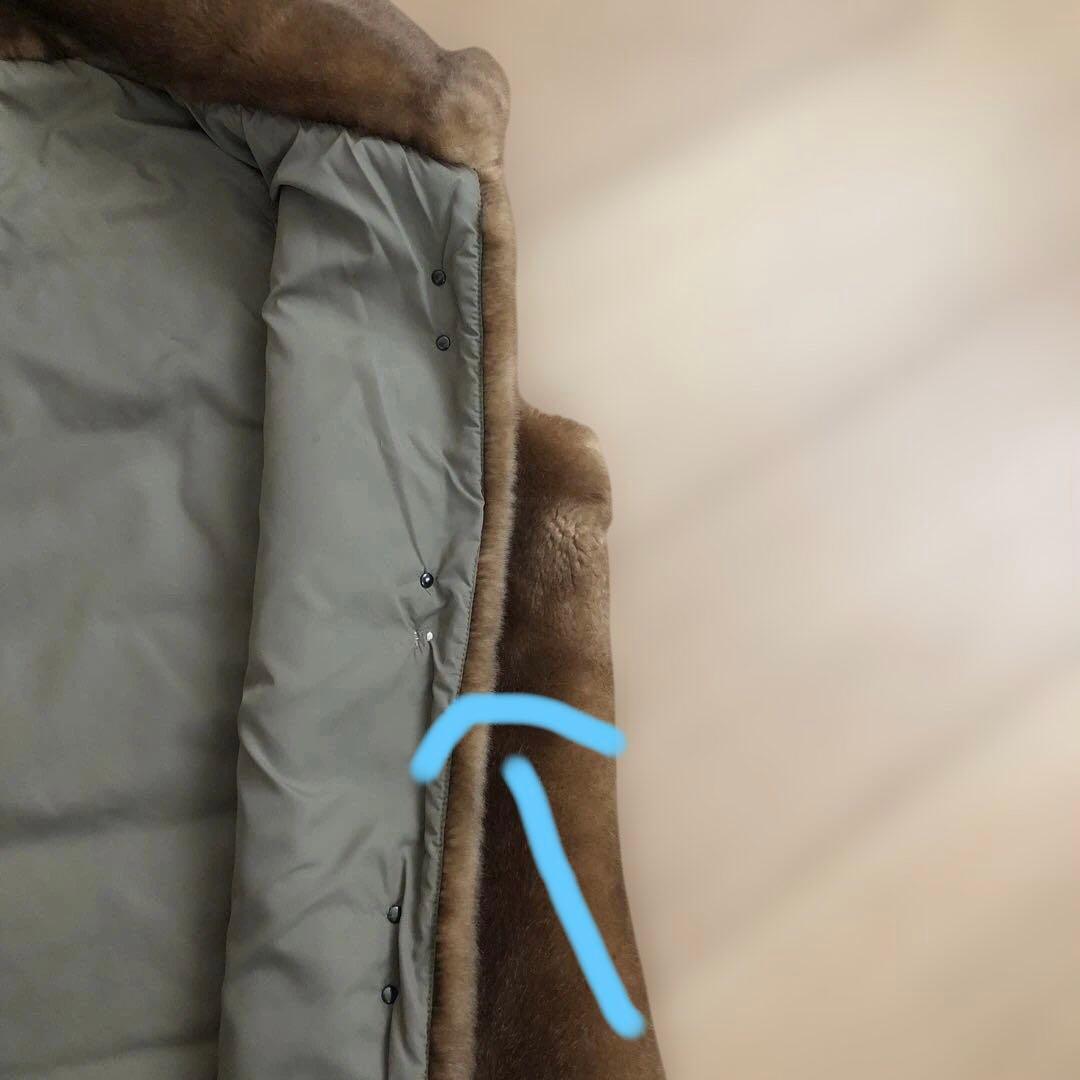 更に値下げマックスマーラフェイクファーダウン