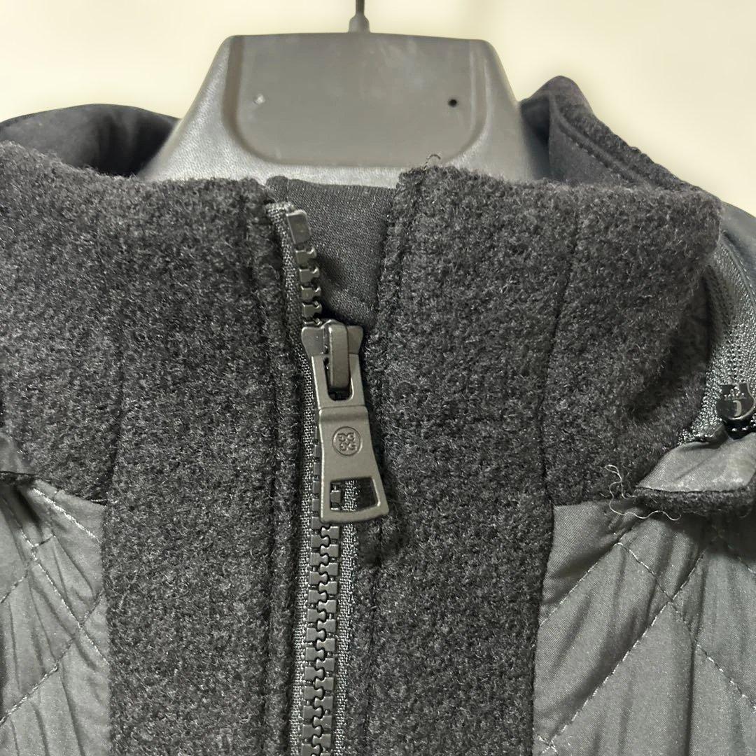 ブラックキルティングジレ レディースジャケット