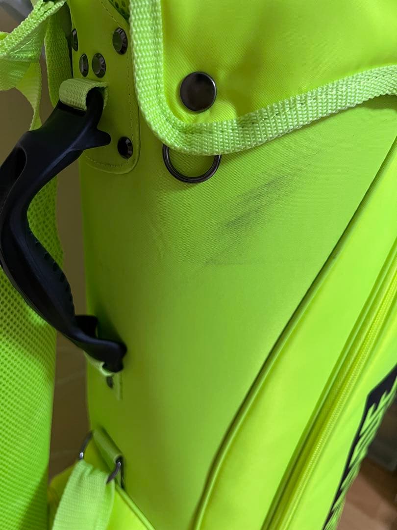 TAYLORMADE 蛍光イエロー キャディバッグ
