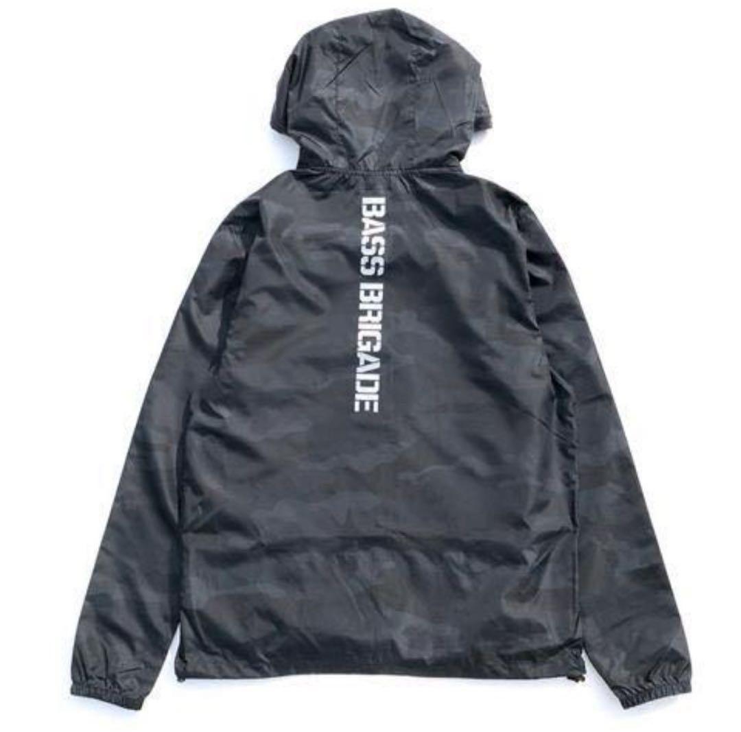 美品！ブラックカモ！バスブリゲード ライトウェイト ウィンドブレーカー