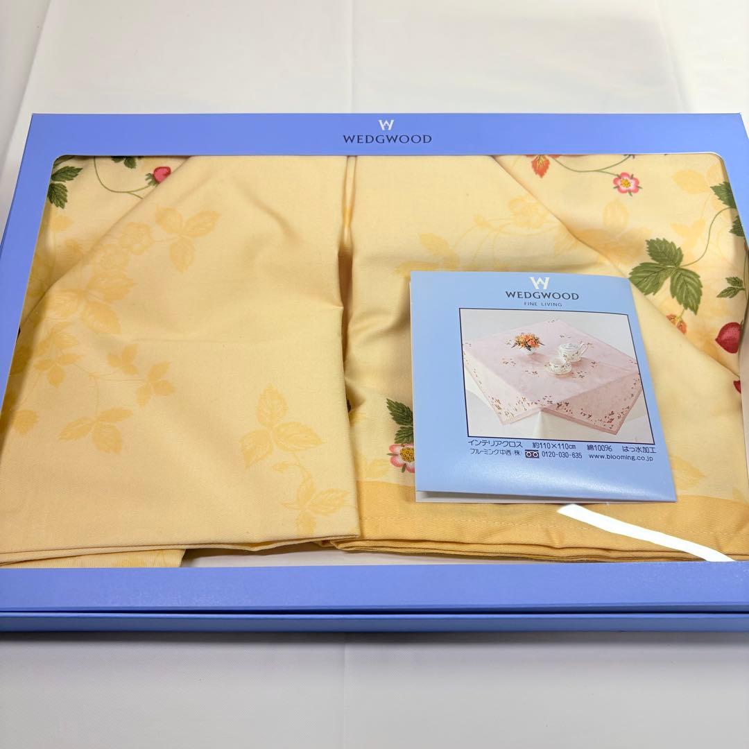  インテリアクロス　ワイルドストロベリー　イエロー