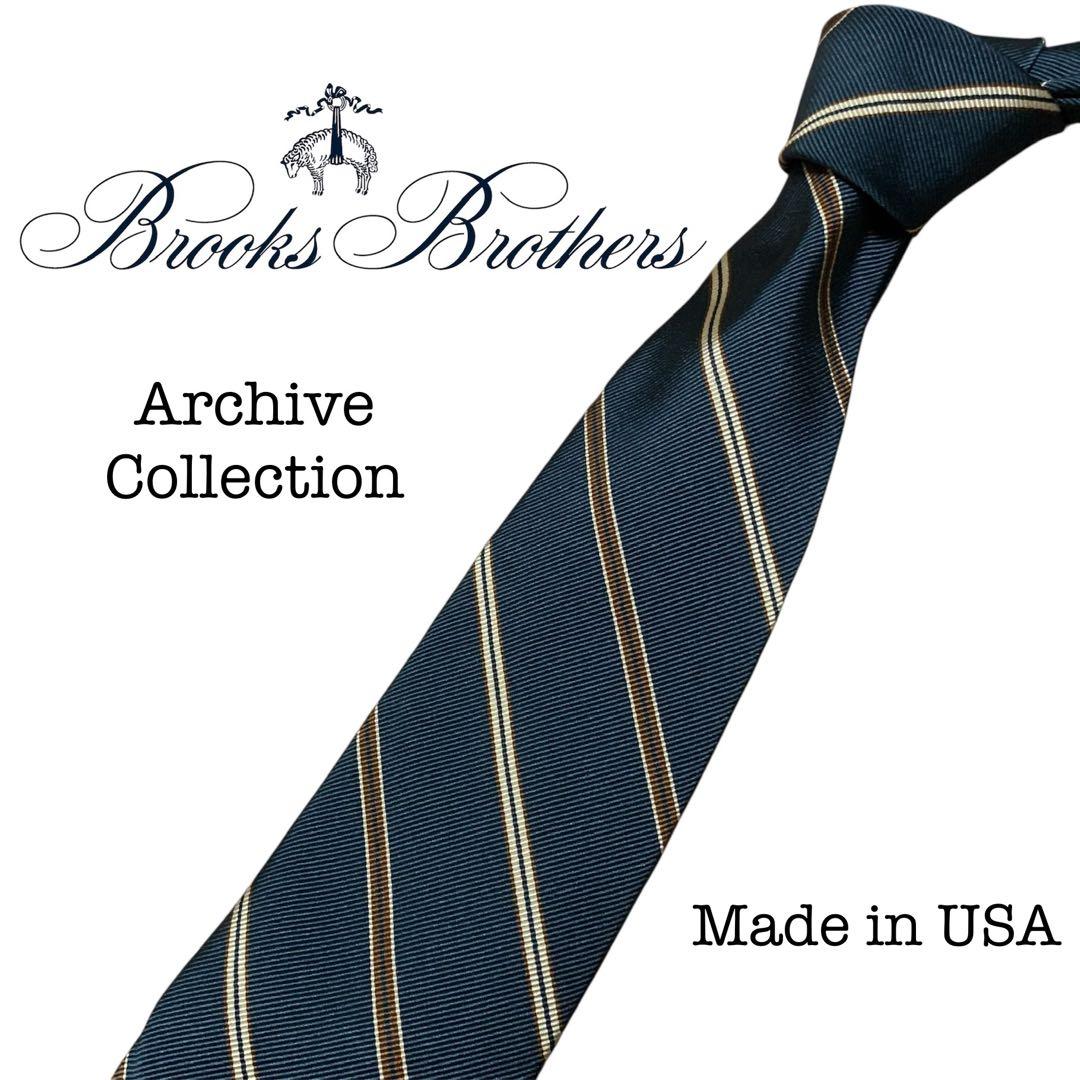 美品★限定品★ブルックスブラザーズ アーカイブコレクションレジメンタルネクタイ