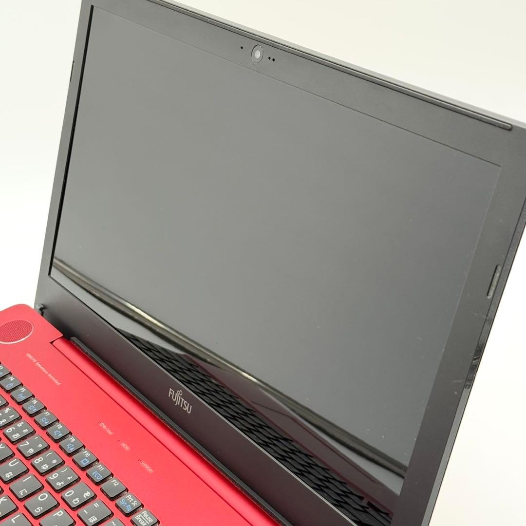 美品 富士通 ノートPC i7搭載 新品SSD512 Blu-ray FHD