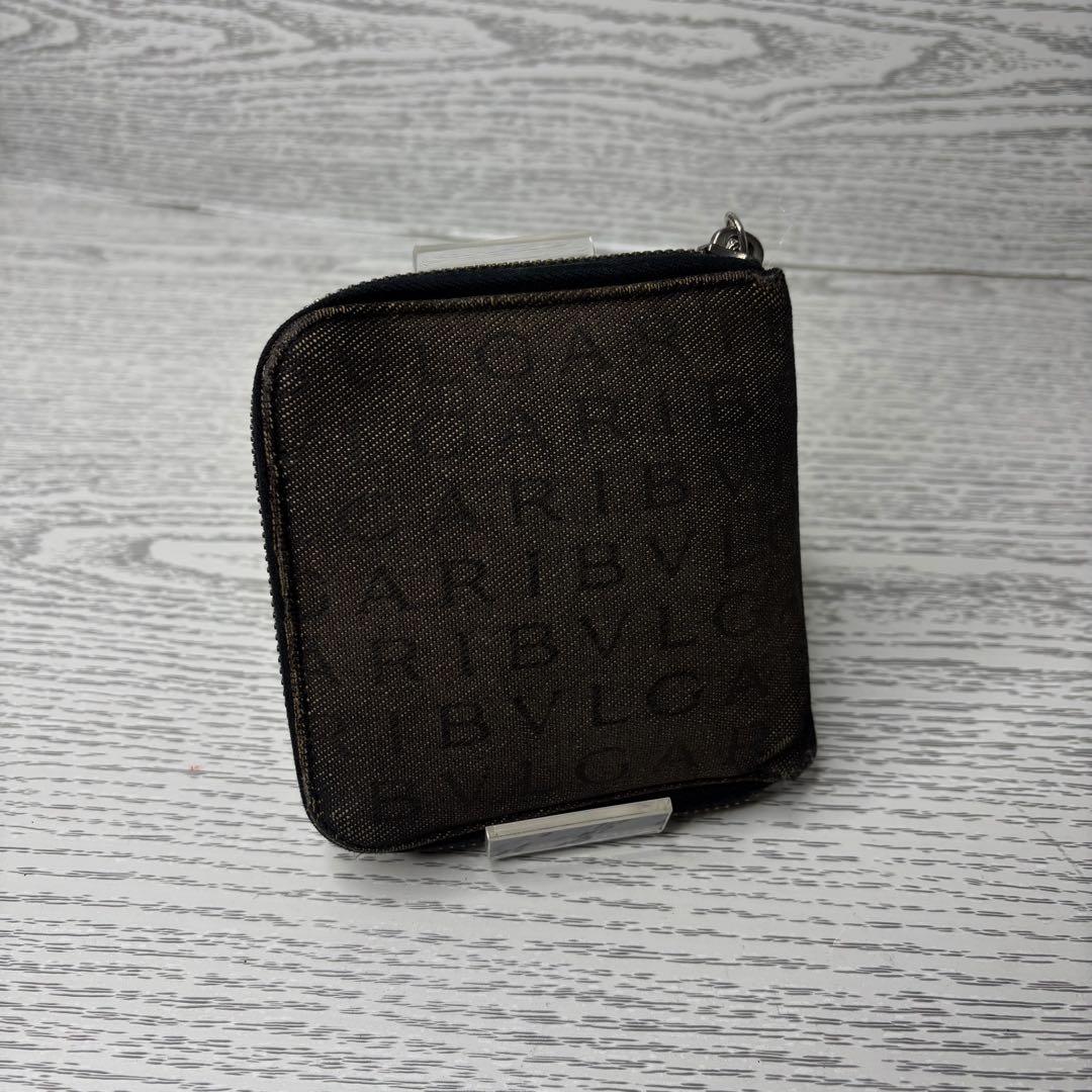BVLGARI ブルガリ　ラウンドジップ　二つ折り財布　M8228