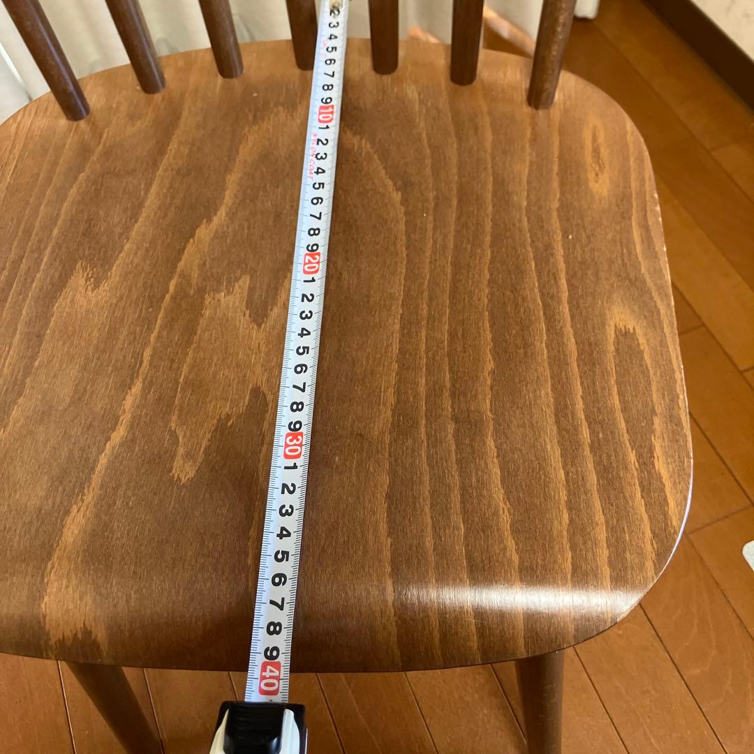 2月15日まで⭐️NOCE ブラウン木製ダイニングチェア　ウォールナット