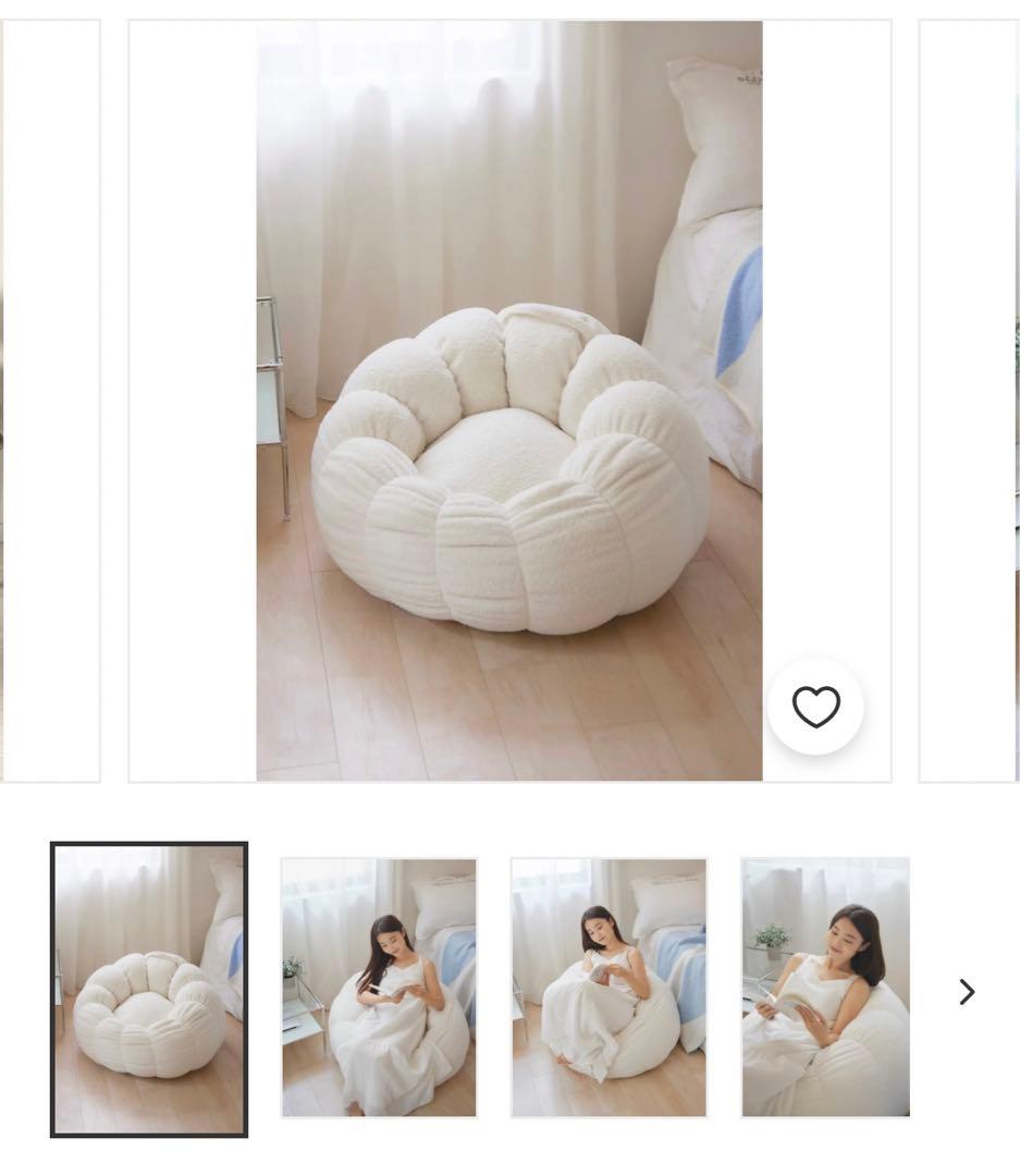 ANEMONE ビーズソファ アイボリー