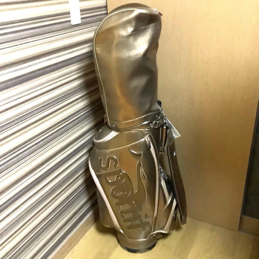 新品 ルコック スポルティフ レディース キャディバッグ モノグラムゴールド