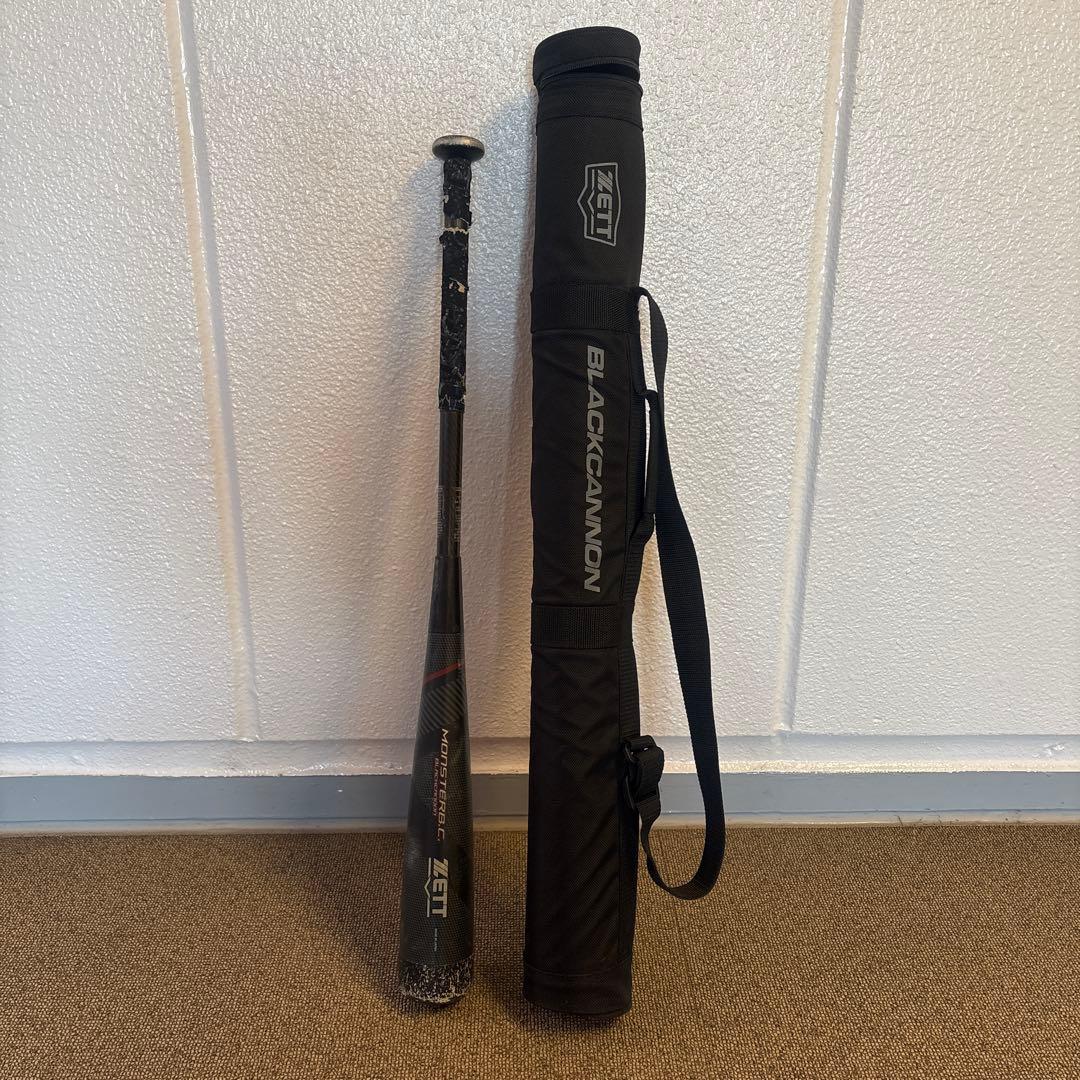 ZETT MONSTER C 軟式バットとケース