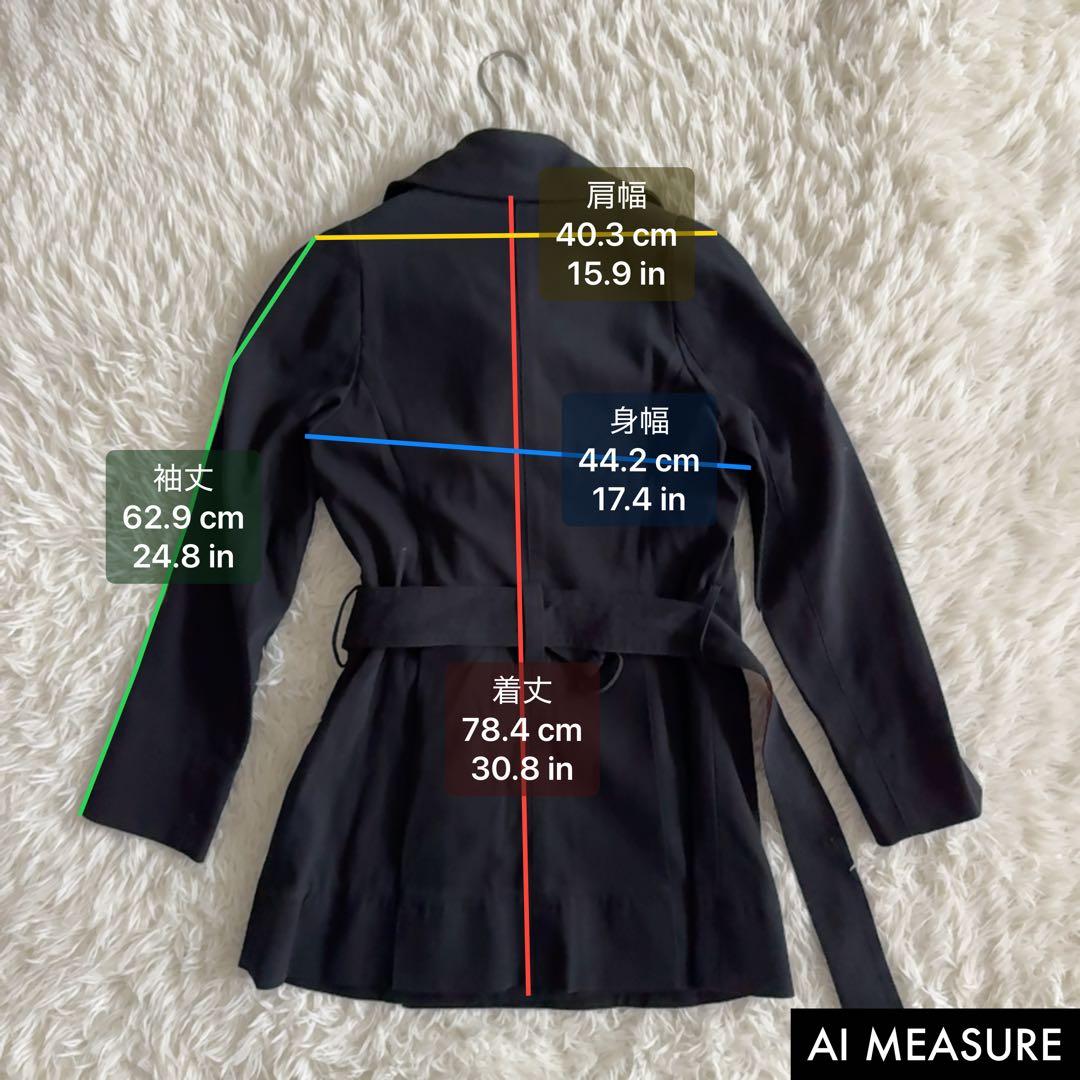 ヴィヴィアンウエストウッド トレンチコート ラブ ハート型 3サイズ ブラック