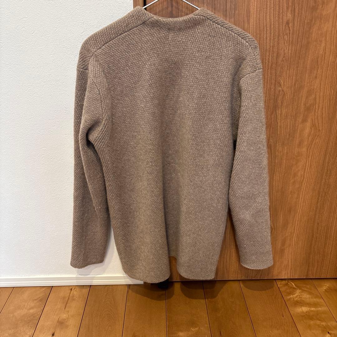 Ron Heamanベージュ カシミヤカーディガン