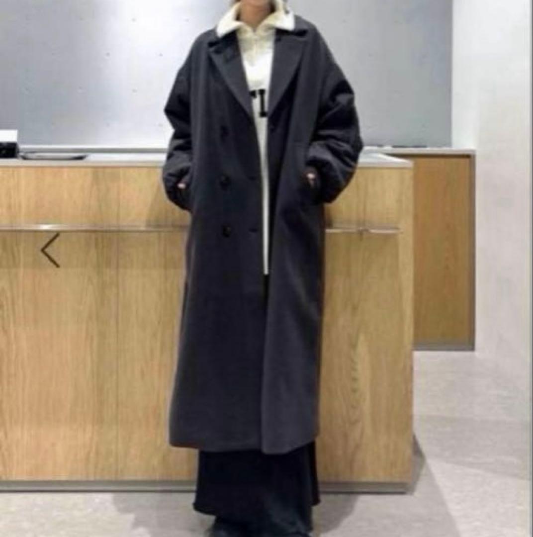 最終値下げ！完売品！✴︎今季✴︎新品✴︎レプシィムドッキングロングコート✴︎チャコール