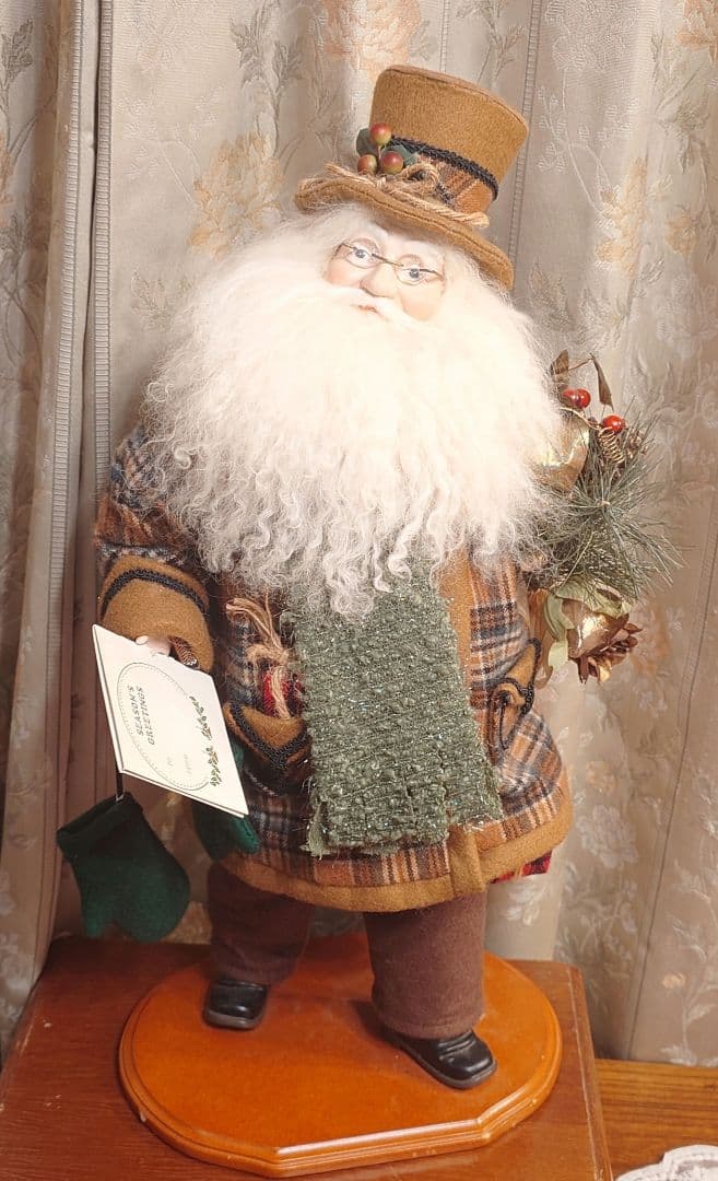 1点物　リアル　サンタクロース人形　ドール　クリスマス