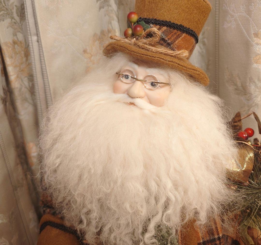 1点物　リアル　サンタクロース人形　ドール　クリスマス