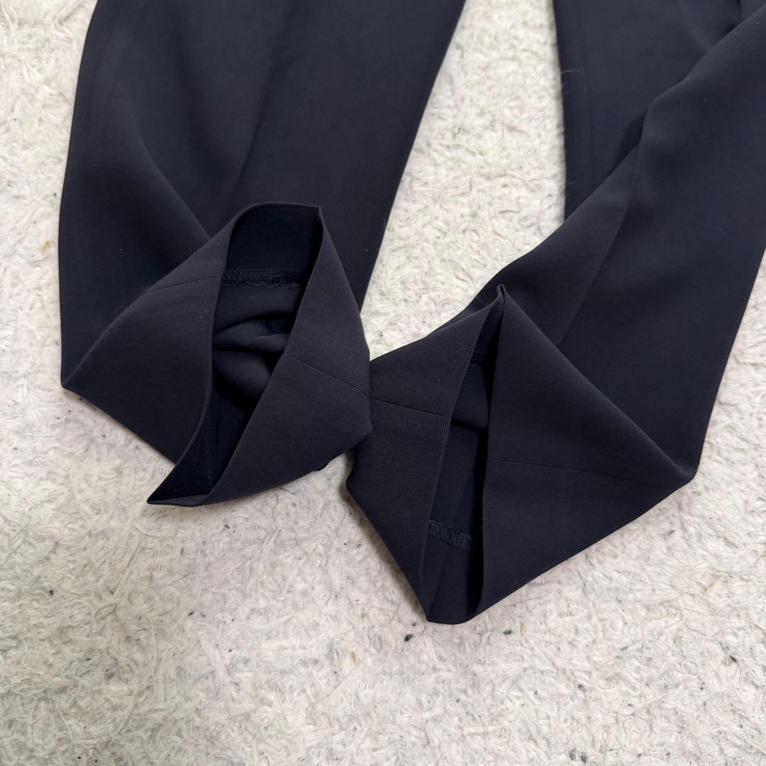 近年美品　ユナイテッドアローズ　パンツスーツ　ノーカラー　トリアセテート　黒