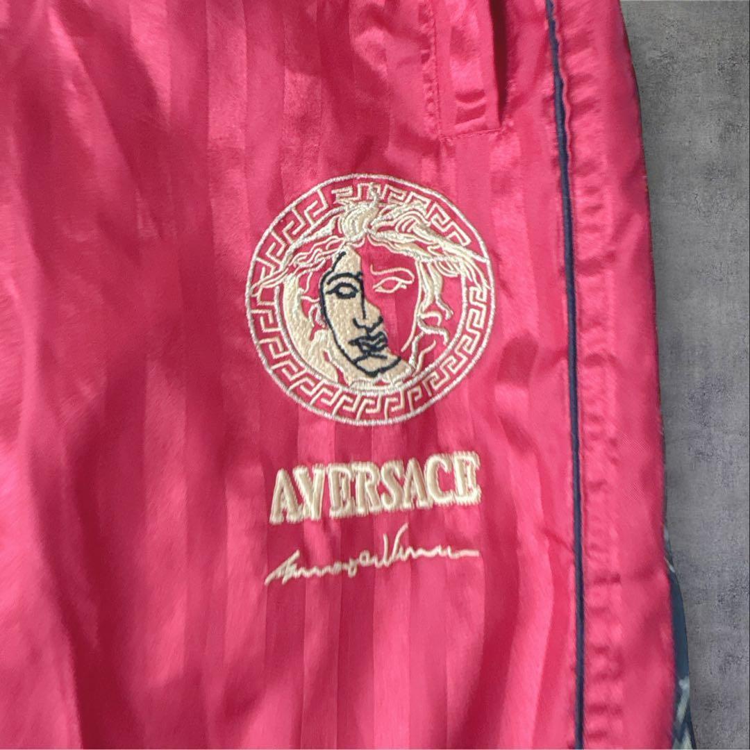 A.VERSACE ナイロンジャージ セットアップ メデューサ デカロゴ M〜L