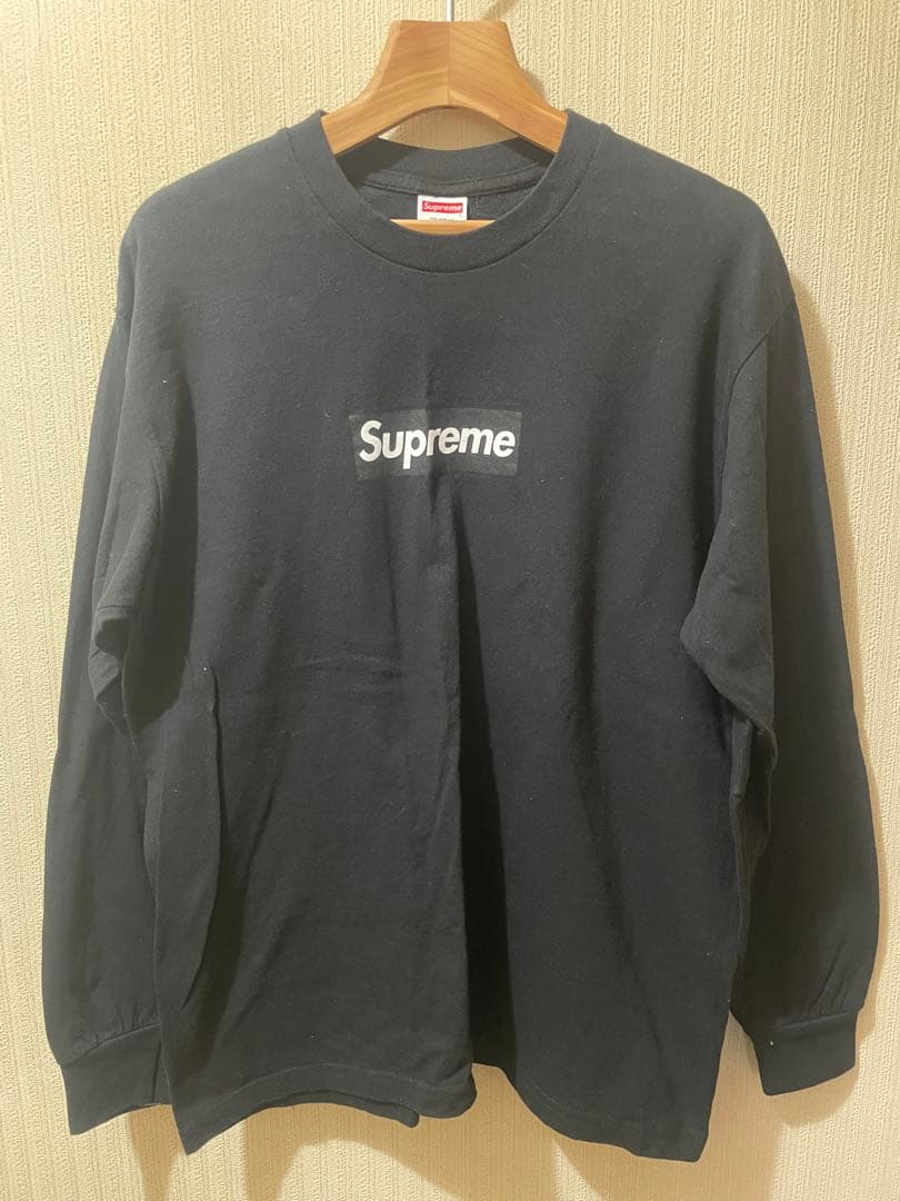 トップス Supreme Box Logo L/S Tee BLACK M