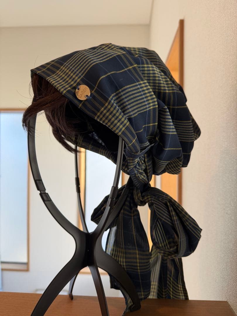 Baren バレン チェック柄 スカーフハット