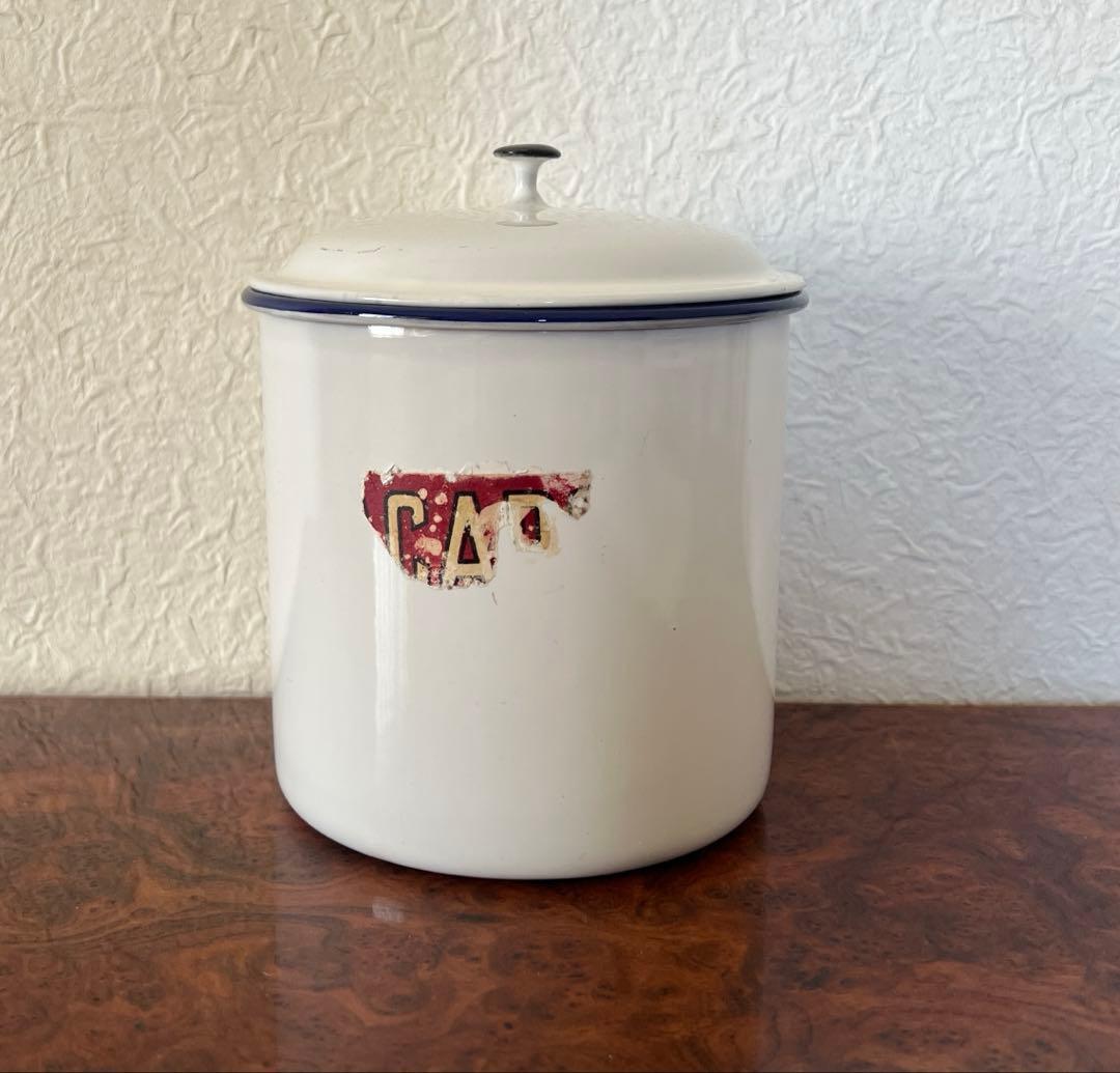 KOCKUMS SWEDEN スウェーデン ビンテージ ホーロー キャニスター