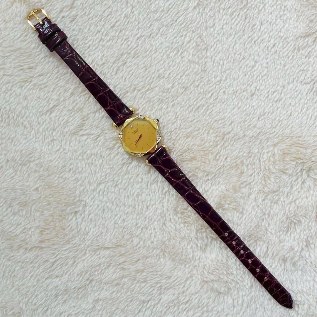 セイコー クレドール Seiko k18 シャンパン文字盤 クォーツ腕時計
