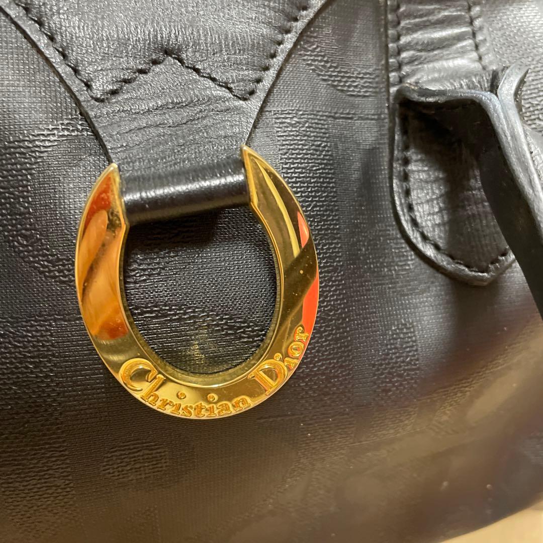 Christian Dior ボストンバッグ トロッター柄 PVC