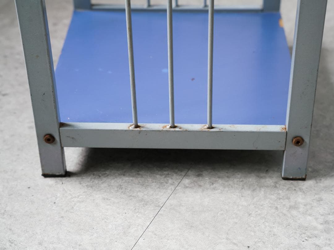 vintage shelf ポストモダン 3段 スチールシェルフ レトロポップ