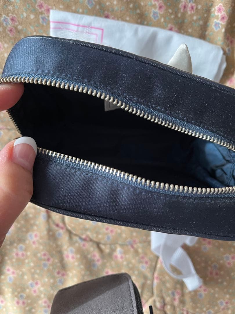 【美品】LUDLOW ラドロー うさぎモチーフティッシュケース付きポーチ