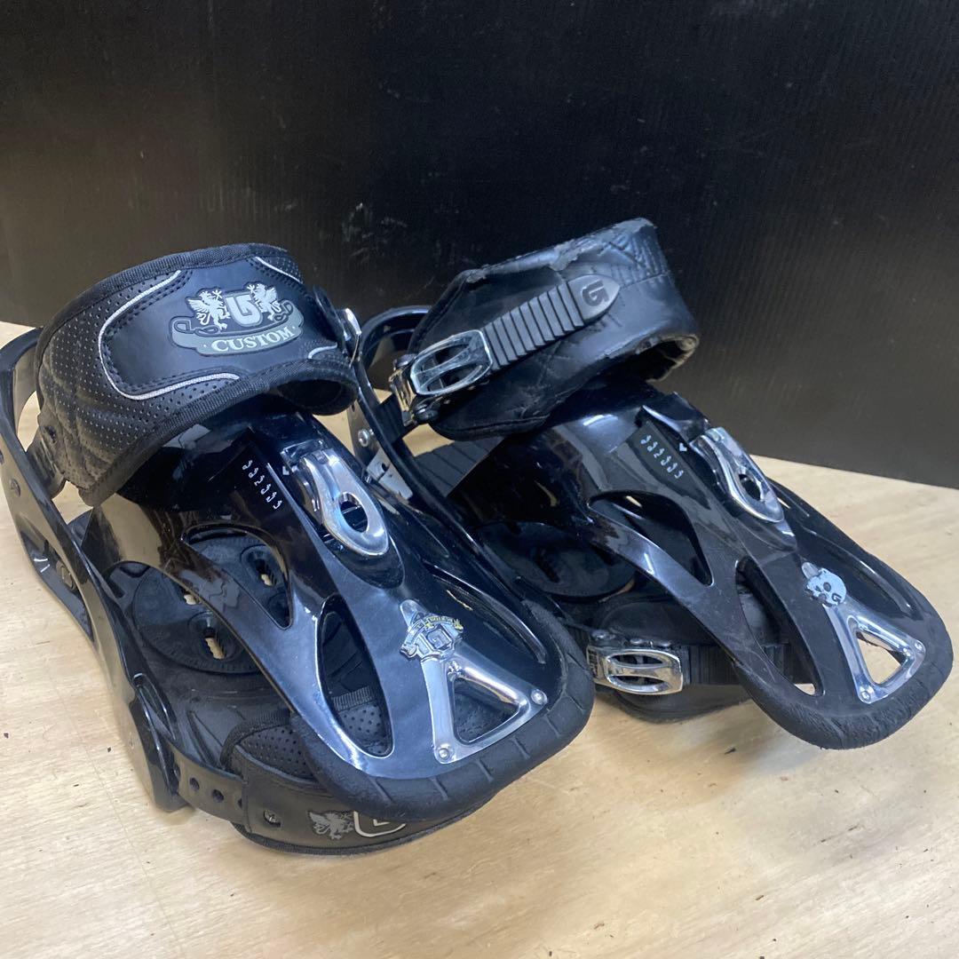 BurtonCUSTOM ブラック スノーボード ビンディング
