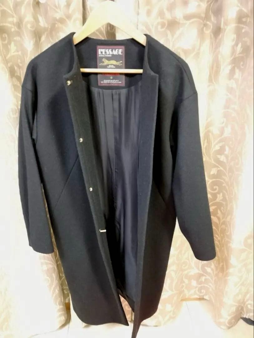 未使用美品JOURNAL STANDARD L’ESSAGE 上質ブラックコート