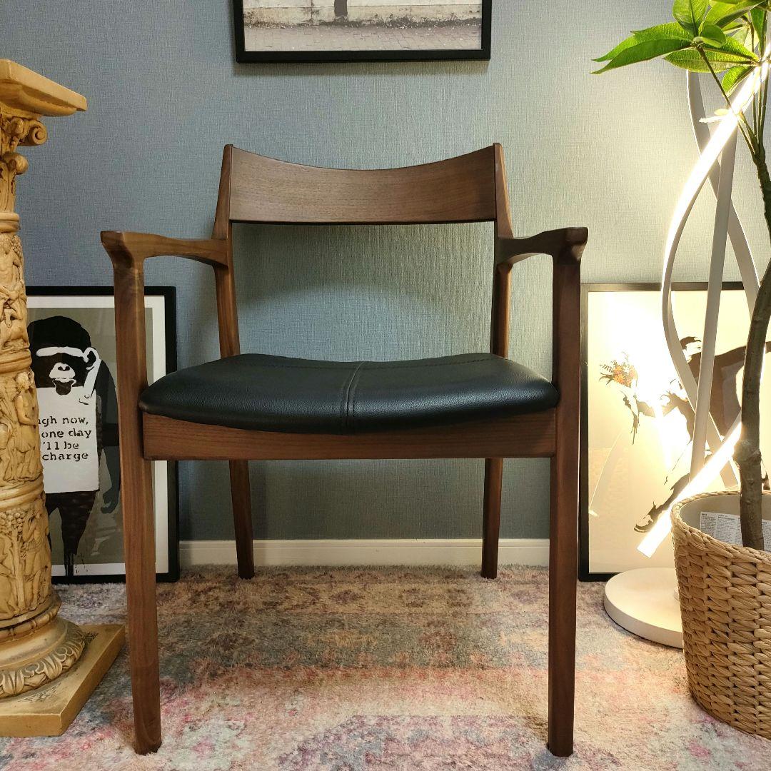 【panda】関家具ダイニングチェア ウォールナット 無垢材 天然木