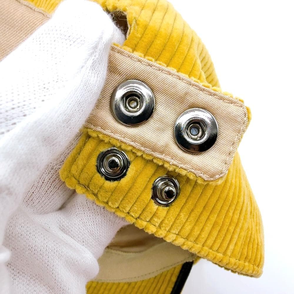 ◇エルメス◇コーデュロイ/57/キャップ/帽子/ブランド