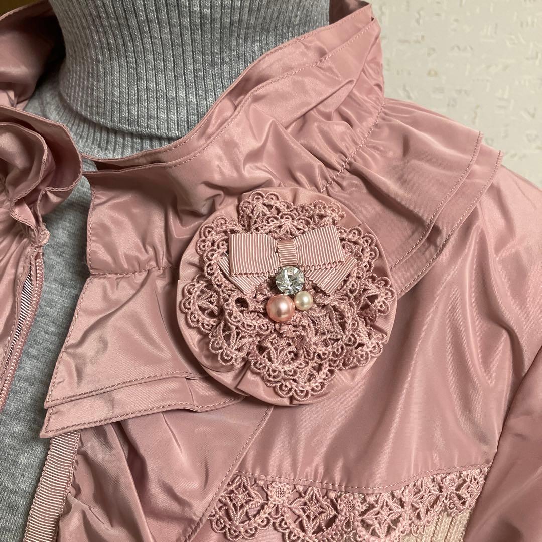 スーパービューティー☆44☆新品タグ付きニット切り替え裏付きロングコート