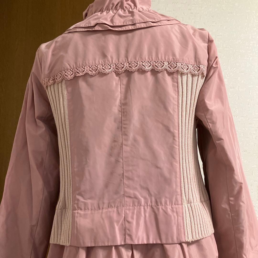 スーパービューティー☆44☆新品タグ付きニット切り替え裏付きロングコート