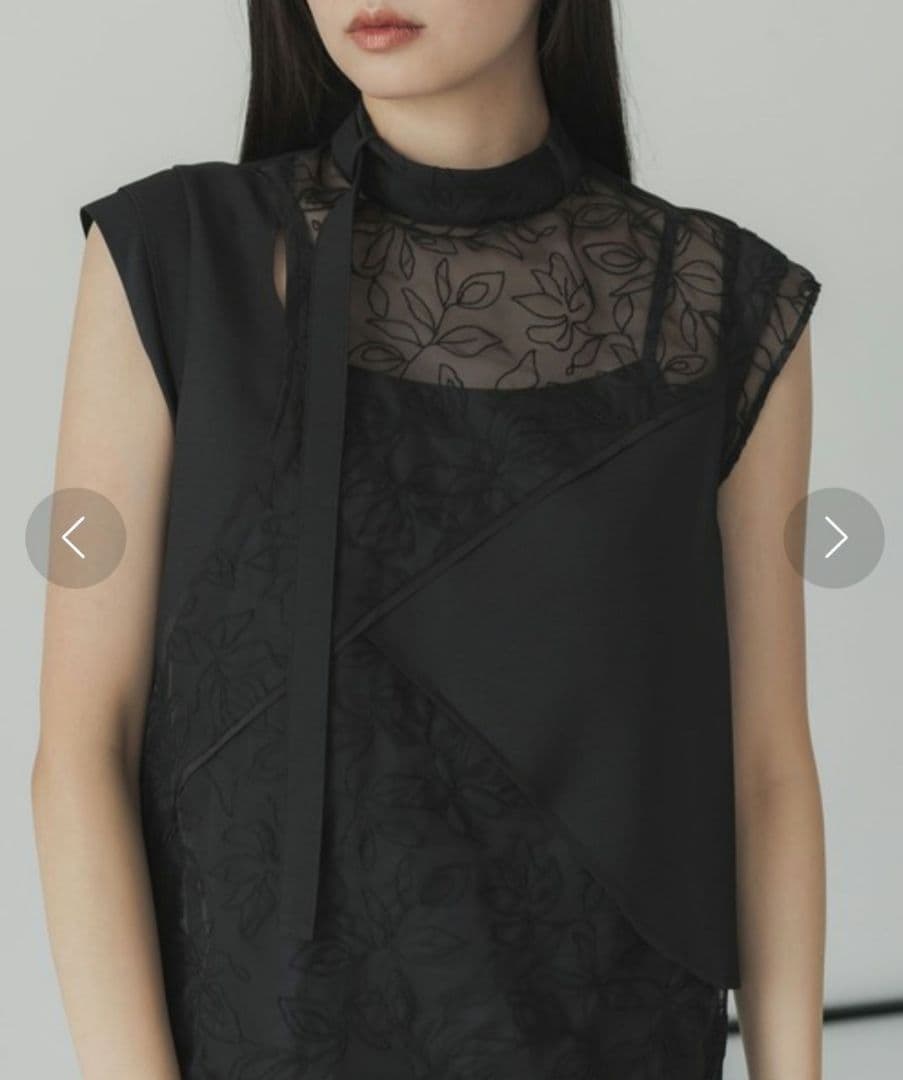 本日限定！【美品】UNITED TOKYO スムースエンブロイダリートップス