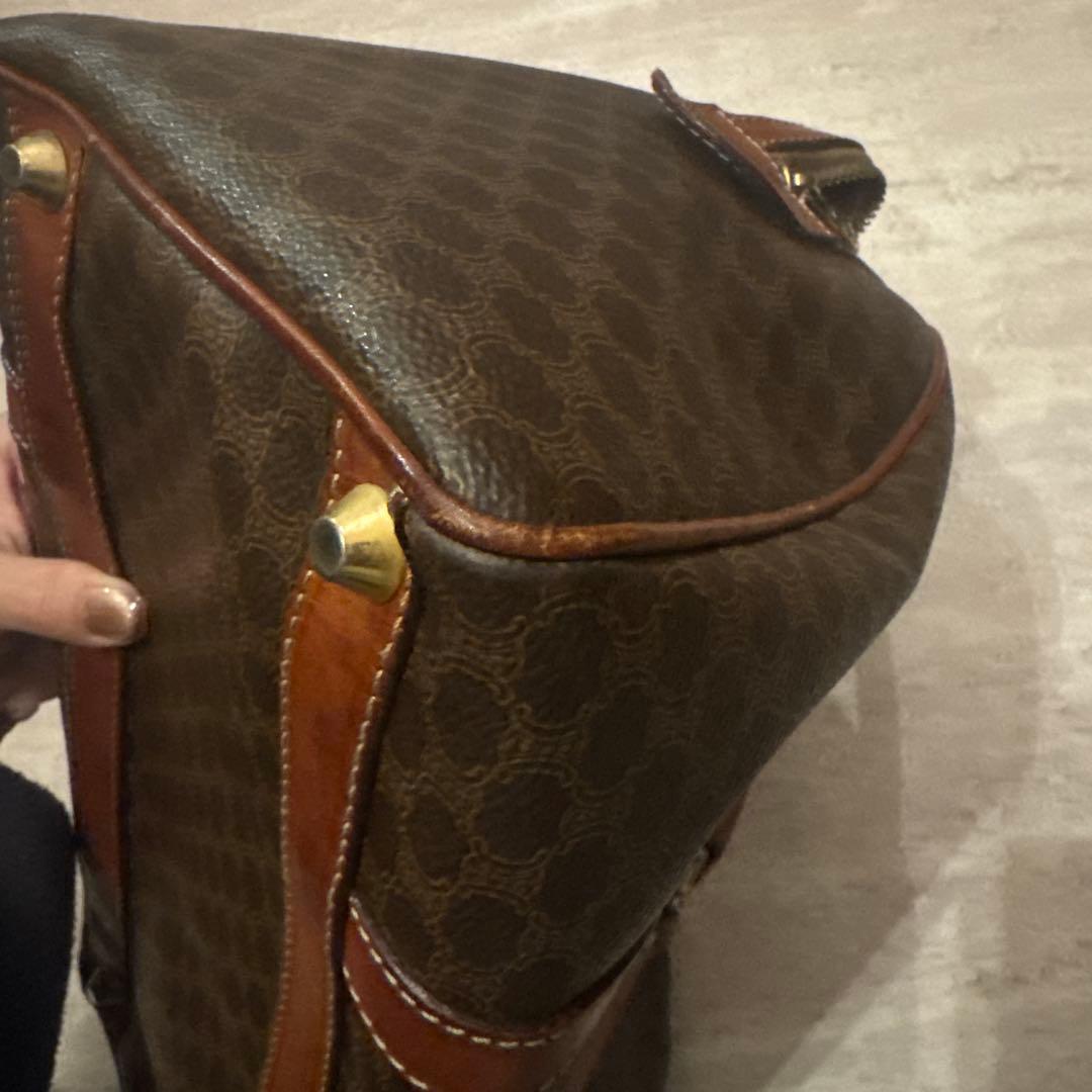 CELINE マカダム ミニボストンバッグ