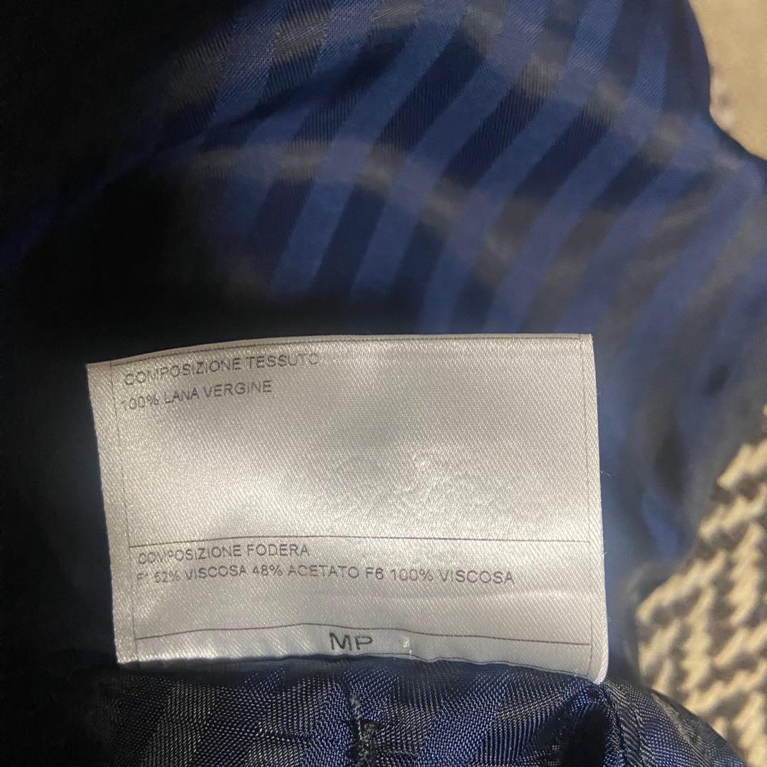 MASSIMO PIOMBO マッシモピオンボ ヘリンボーン ロングコートM相当