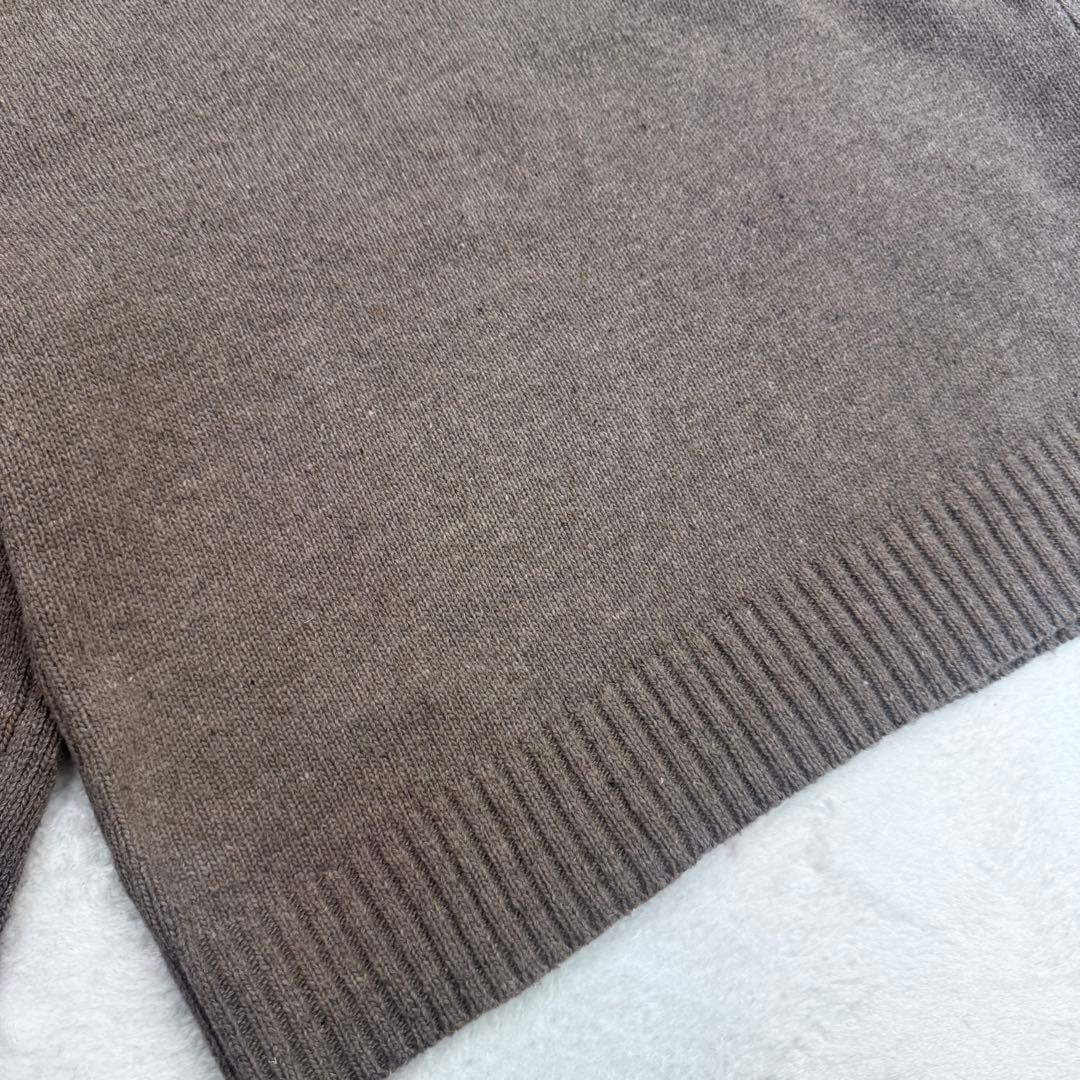 希少 ヴィヴィアンウエストウッド オーブ 刺繍 ニット ブラウン ボタン 茶色