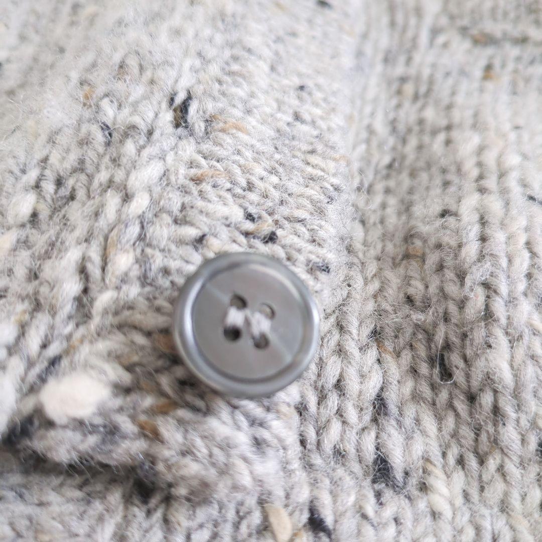 トムブラウン　カーディガン　トリコロール　4bar グレー　メンズ　ニット