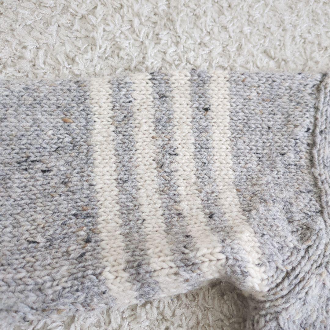 トムブラウン　カーディガン　トリコロール　4bar グレー　メンズ　ニット