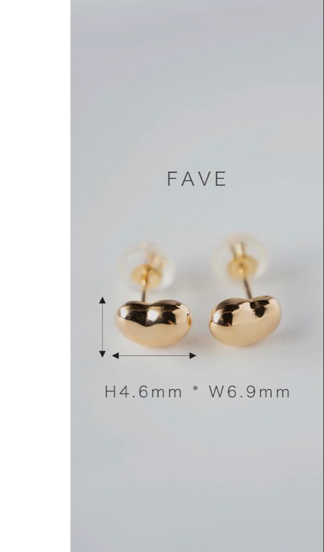 OPS. K18 MOLLICA-GRAND ピアス ファーべ