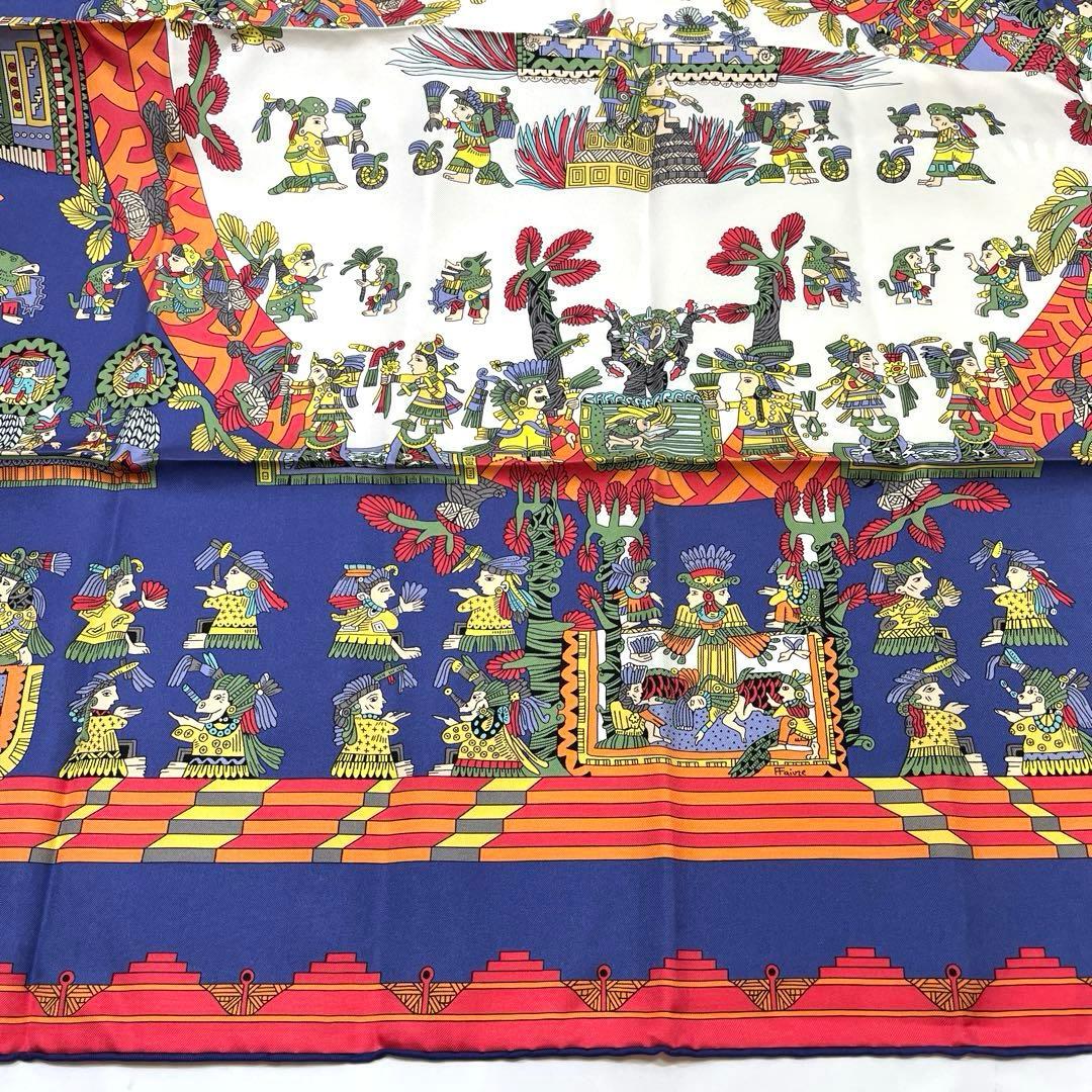 a0908-8HERMES エルメス カレ90 ASTRES スカーフ シルク