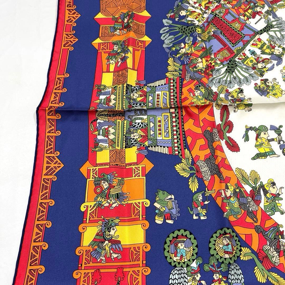 a0908-8HERMES エルメス カレ90 ASTRES スカーフ シルク