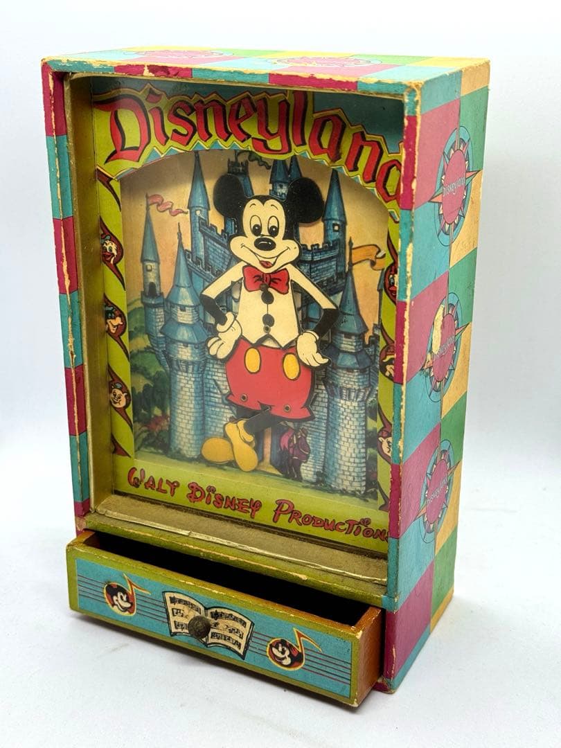 ミッキー　アンティークオルゴール　ディズニーランド