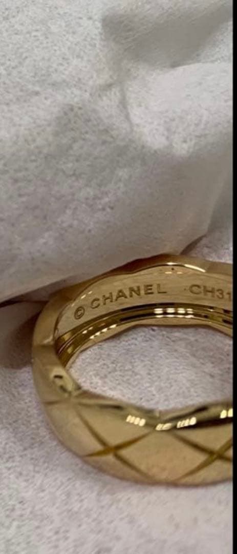 Y　シャネル ココクラッシュ リング ミディアム YG 52