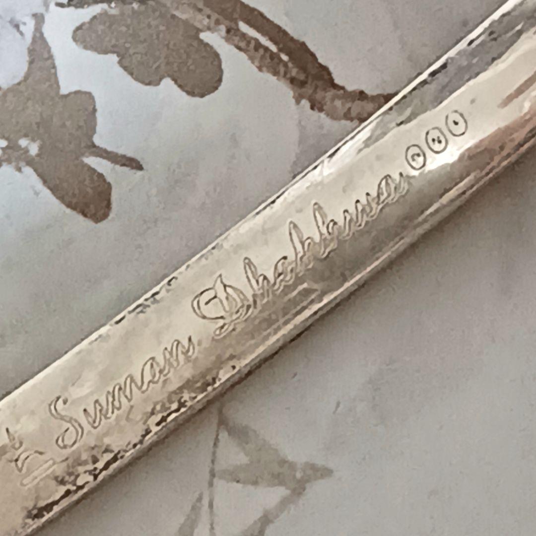 美品★スーマンダックワ シルバーゴールドコンビバングル シルバー925