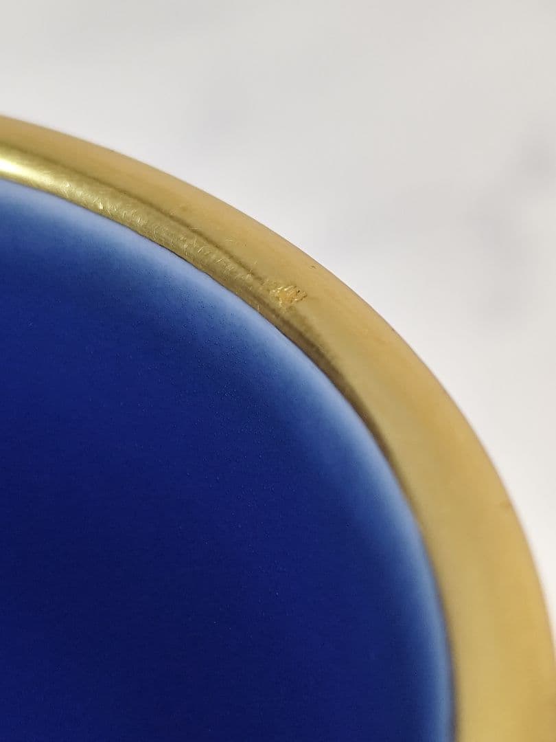 [希少] 宮内庁御用達 深川製磁 染付龍 鼓型 花瓶 金彩 龍