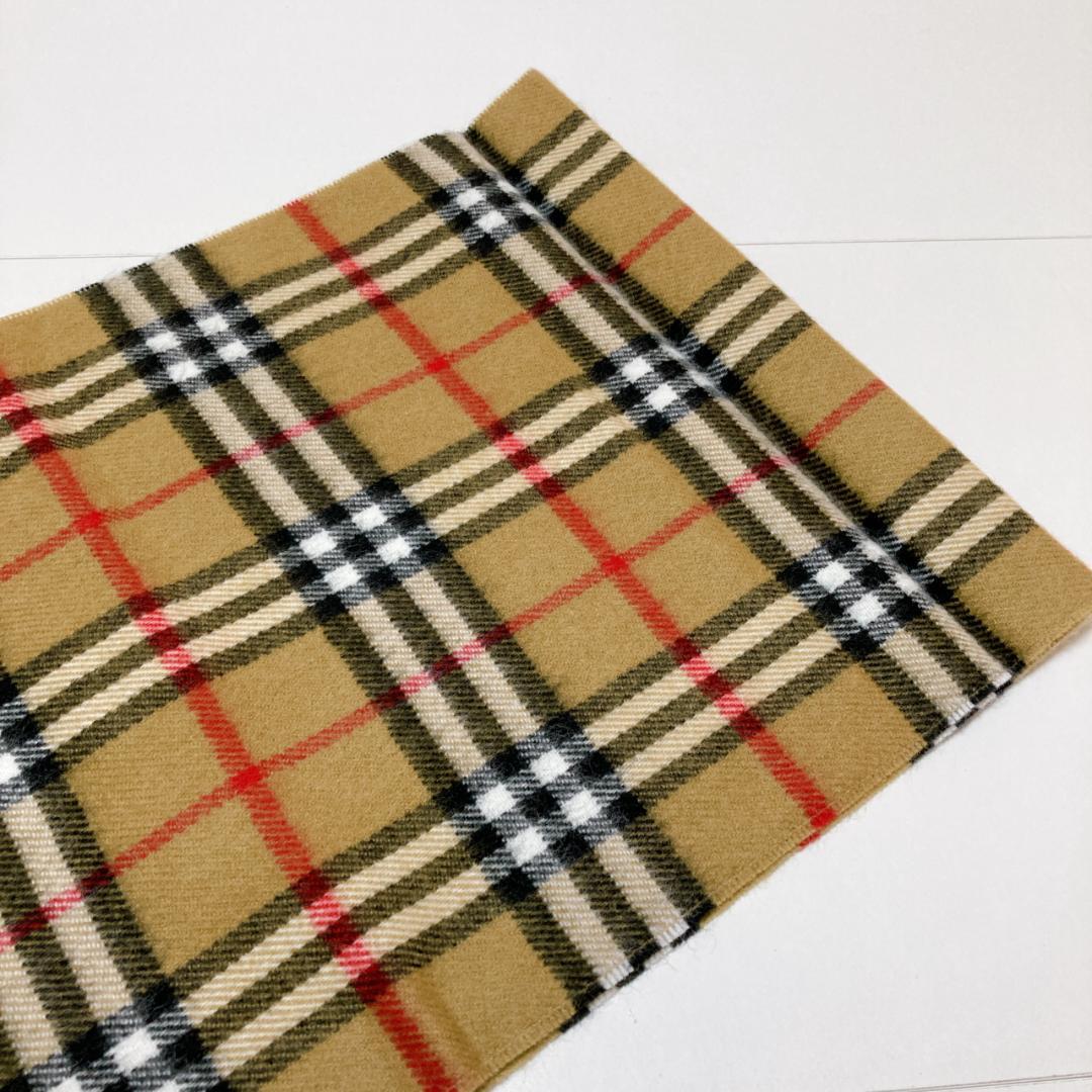 【新品タグ付】Burberrys バーバリー ノバチェック柄 ラムウールマフラー